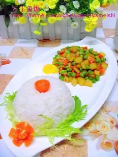 Sanding mixed rice
