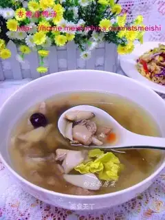 Mushroom and duck soup