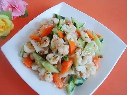 Cauliflower quail eggs