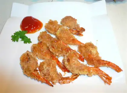 fried shrimp steak
