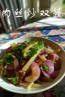 stir-fried vegetables with shredded pork