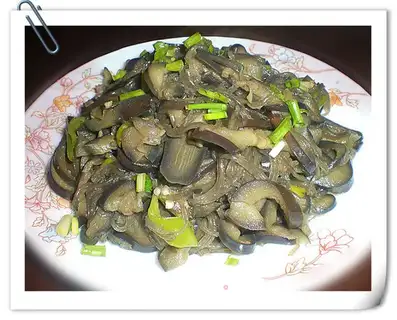 Stewed vermicelli with eggplant
