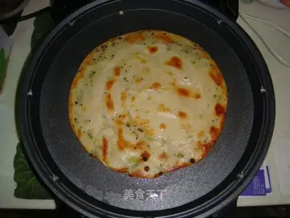 Scallion and pepper leaf cake