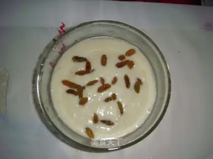 Banana yogurt sauce