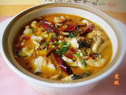 boiled fish