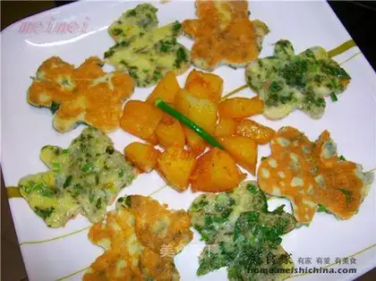 Crispy egg cake