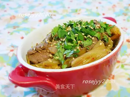 Korean pickled beef