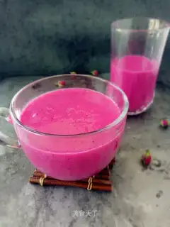 Banana shake of the flamingo