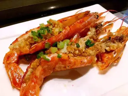 Garlic back shrimp