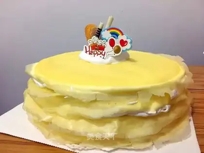 Peach lasagna cake
