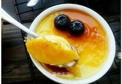 Baked pudding