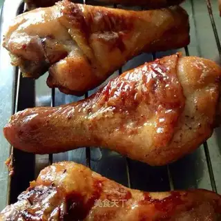 Salt and honey and roasted chicken legs