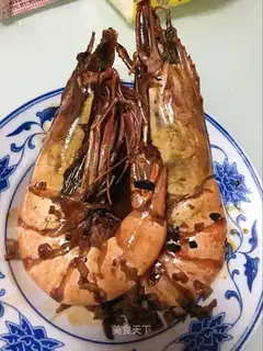 Baking prawns