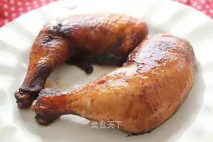 Honey roasted chicken legs