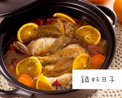 Orange chicken stew