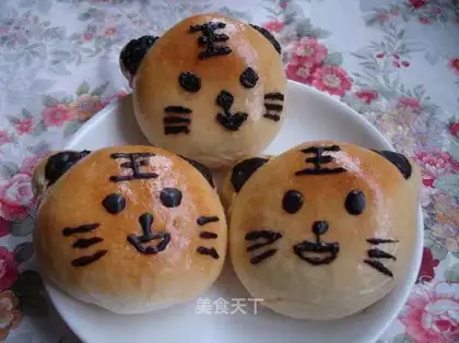 Homemade tiger bread