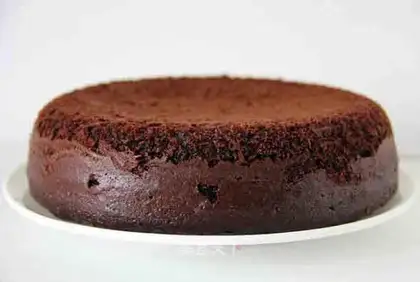 Black chocolate cake