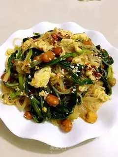 Egg fan spinach