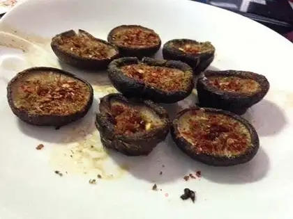 Baked mushrooms