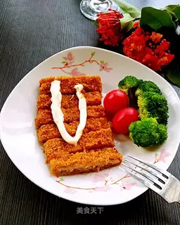 Powdered pork chops