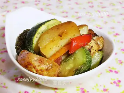 Chicken-cooked dish