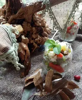 Ham squid rice
