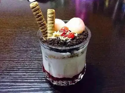 A wooden cup