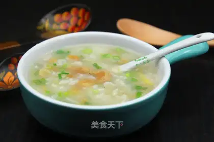 Shrimp rice congee