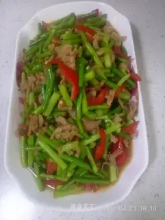 Garlic fried meat
