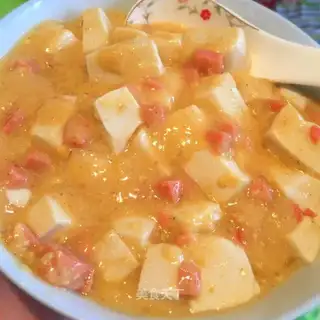 Crab butter tofu