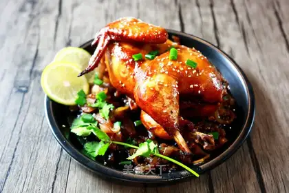 Roast chicken onion sauce
