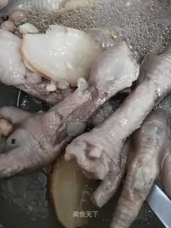 Boots, peanuts, chicken feet