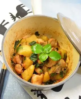 A nine-storey chicken and potatoes