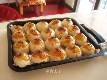 Bean sesame cake