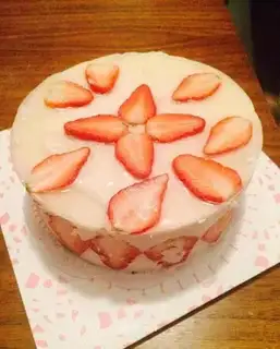 Yogurt strawberry mousse