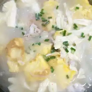 Fan egg soup