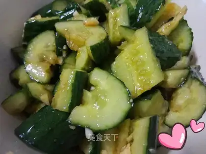 Garlic cucumber