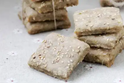 Sesame tofu coarse cookies