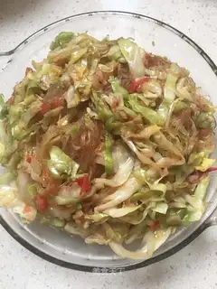 A cabbage and a fan