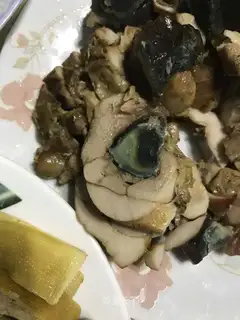 Pumpkin chicken leg