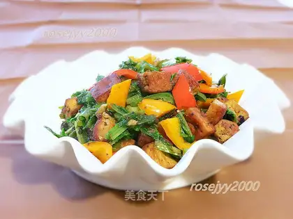 Wheat fried beans