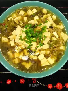 Sour sauce and tofu