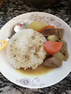 Curry beef rice