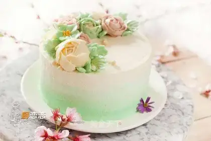 It's like a flower cake