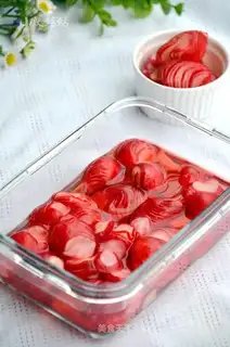 Cherry carrots and vinegar