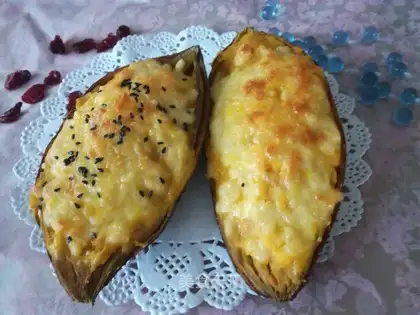 Cheese and potatoes