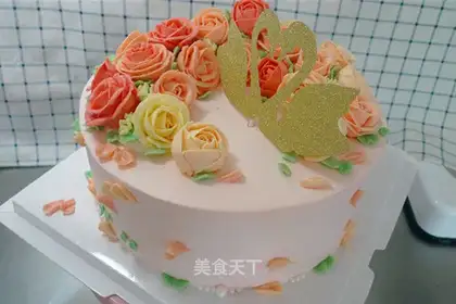 Korean flower cake