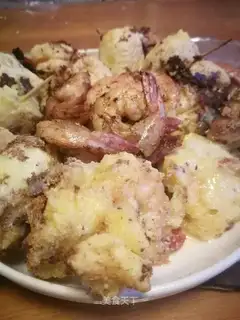 Gold cheese shrimp