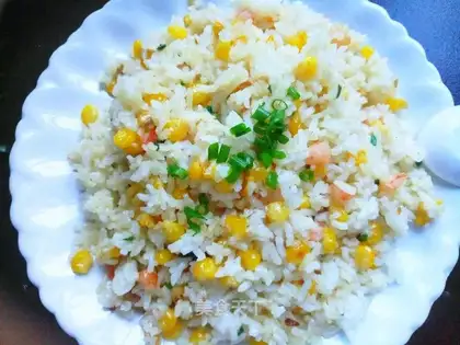 Shrimp corn fried rice