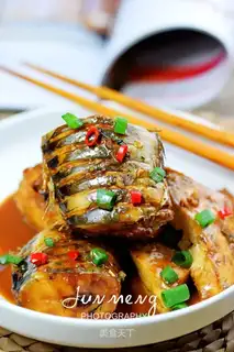 Wolf toothfish. Tofu